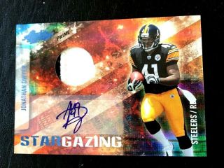 2010 Absolute Star Gazing 2 Color Patch Autograph Jonathan Dwyer Auto 10/10 1/1
