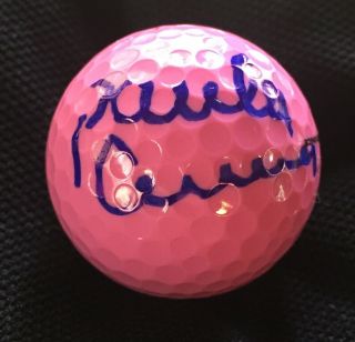 Paula Creamer LPGA Signed Pink Golf Ball Autographed ANA Women ' s British US Open 2