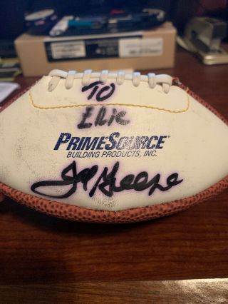 Pittsburgh Steelers Mean Joe Greene Auto Signed Mini Football