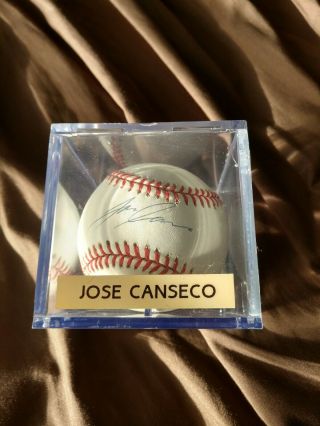 Jose Canseco Signed Baseball