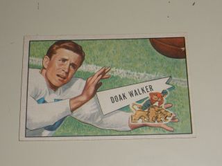1952 Bowman Small Football 3 Doak Walker Hof
