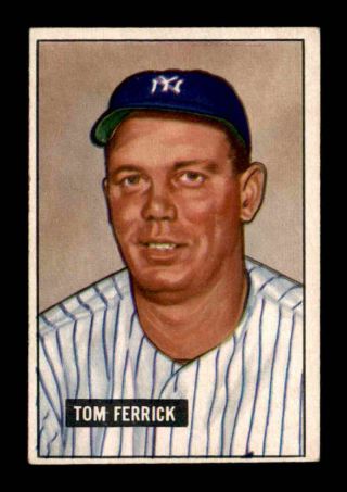 1951 Bowman 182 Tom Ferrick Rc Ex X1704183