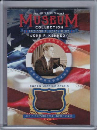John F.  Kennedy 2019 Ud Upper Deck Goodwin Champions Jfk Museum Brief Case Jfk - 7