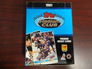 1991 - 92 Topps Stadium Club Hockey Wax Box - 36 Packs - Jagr?