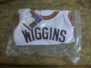Autographed/signed Andrew Wiggins White Cavaliers Basketball Jersey Jsa Auto