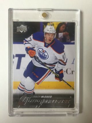 2015 - 16 Ud Series One Connor Mcdavid Young Guns Rookie Card 201 Sweet 2
