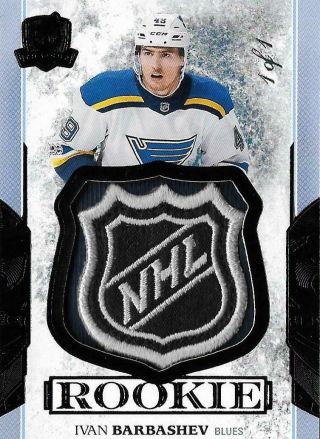 17 - 18 Ud The Cup Ivan Barbashev Rookie Shield 1/1