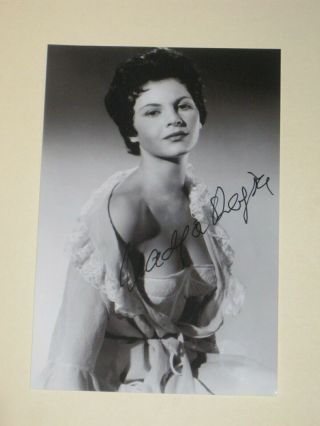 Nadja Regin Signed 4x6 James Bond From Russia With Love Photo 007 Autograph