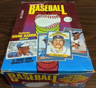 1986 Donruss Baseball Complete Wax Box With 36 Packs 51995