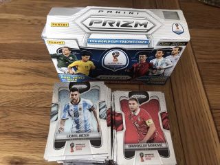 2018 Panini World Cup Prizm Soccer Complete Base Set 1 - 300 Empty Box Wrappers