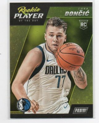 Luka Doncic 2019 Panini Player Of The Day Rookie Card