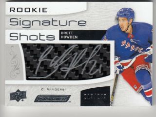 18 - 19 Ud Engrained Rookie Signature Shots Auto Brett Howden 213/249