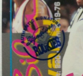 1995 Signature Rookies Autobilia Promo Autograph/260 G2 Kevin Garnett Auto Card 3