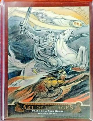 2018 Goodwin Art Of The Ages Death On A Pale Horse William Blake 1/1 Painting