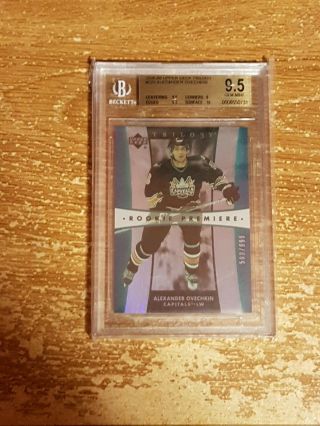 2005 - 06 Bgs 9.  5 Ud Trilogy Rookie Premiere /999 Rc Alexander Ovechkin