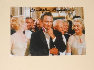 Actor Christopher Plummer Signed Sound Of Music 4x6 Photo Autograph 1c
