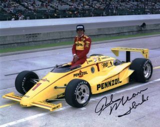 Rick Mears Autographed 1985 Indy 500 8x10 Photo