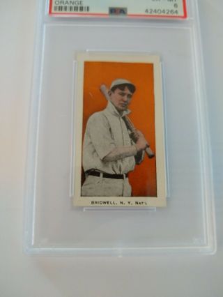 1910 E98 Set Of 30 Al Bridwell Orange PSA DNA Graded EX - MT 6 Baseball Card 10