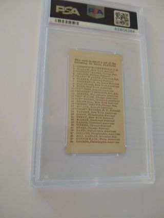 1910 E98 Set Of 30 Al Bridwell Orange PSA DNA Graded EX - MT 6 Baseball Card 7