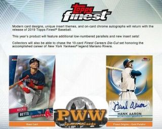 Pittsburgh Pirates 2019 Topps Finest Baseball 8 Box Case Break 4