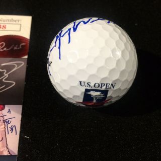 Gary Woodland Signed 2019 US Open Pebble Beach Golf Ball U.  S.  JSA EE39038 2