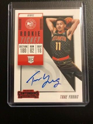 2018 - 19 Panini Contenders Basketball Trae Young 