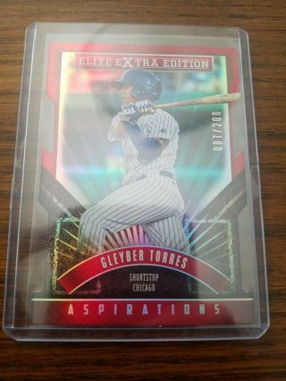 2015 Panini Elite Extra Edition Aspirations/200 180 Gleyber Torres Chicago Cubs