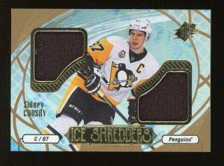 2016 - 17 Spx Ice Shredders Sidney Crosby Penguins Dual Jersey