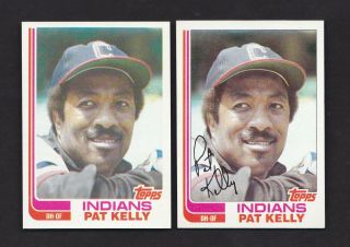 1982 Topps Pure True Blackless 417 Pat Kelly Indians Scarce B Sheet