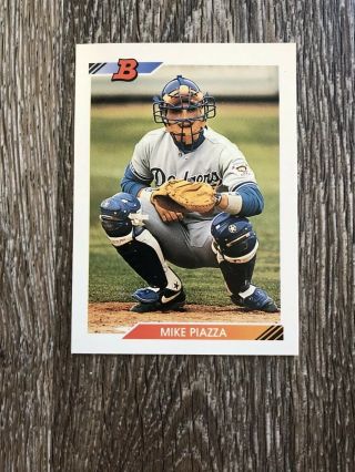 1992 Bowman Mike Piazza Los Angeles Dodgers 461 Baseball Card