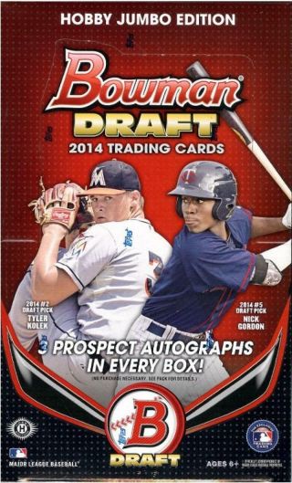 2014 Bowman Draft Picks & Prospects Baseball Jumbo Box - Factory