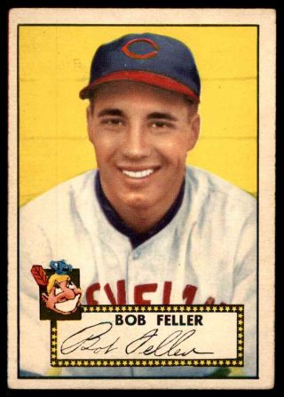 1952 Topps 88 Bob Feller Indians Ex To Ex,
