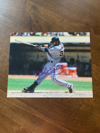 Brandon Crawford - Batting - San Francisco Giants - Autographed/signed 8x10 Photo