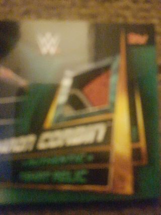 WWE Slam Attax Universe Limited T - Shirt Relic Card Baron Corbin Topps NXT T53 2