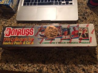 1991 Cards Donruss Baseball Complete Set - Factory 784 Cards
