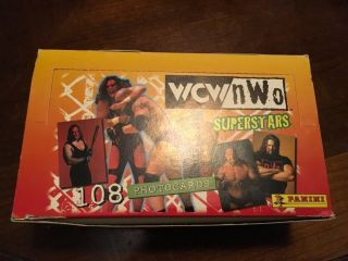 Wcw Nwo Superstars Wrestling Panini 1x Full Box Of Photocards 1998