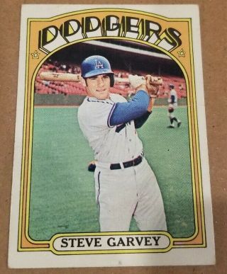1972 Topps Steve Garvey / Baseball Card High Hi 686 / Crease Look