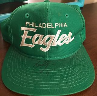 Randall Cunningham Philidelphia Eagles Autographed Signed Hat