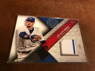 Javier Baez 2018 Topps Major League Materials Mlmjb Chicago Cubs Relic Patch