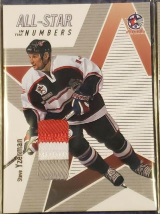 2002 - 03 BAP Memorabilia Series - 3 Steve Yzerman All - Star Jersey Cards 3