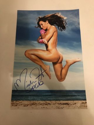 Miesha Tate Signed 12x18 Espn Body Issue Autographed Photo