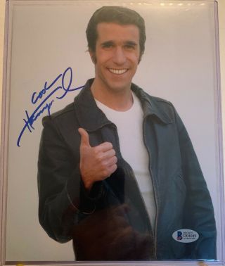 Henry Winkler Certified Authentic Autographed 8x10 Photo Beckett 1