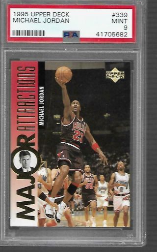 339 Base Michael Jordan 1995 Upper Deck Psa 9 Bulls