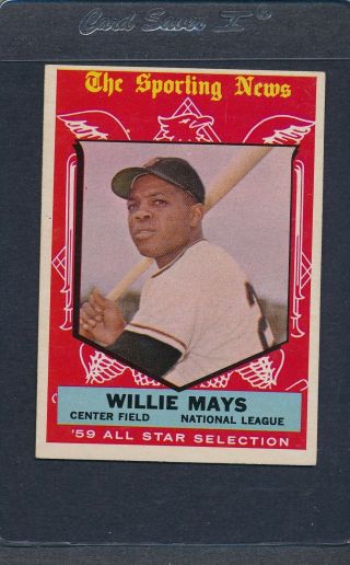 1959 Topps 563 Willie Mays All - Star Ex 2937