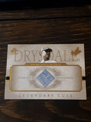 2005 Sp Legendary Cuts Don Drysdale Game Jersey Serial Numbered 10/75