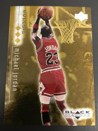 Michael Jordan 1998 - 99 Ud Black Diamond Triple Gold 7 224/1500