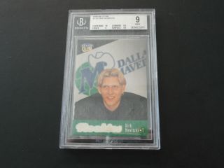 1998 - 99 Fleer Ultra Basketball Dirk Nowitzki Rookie Card 118 Bgs 9