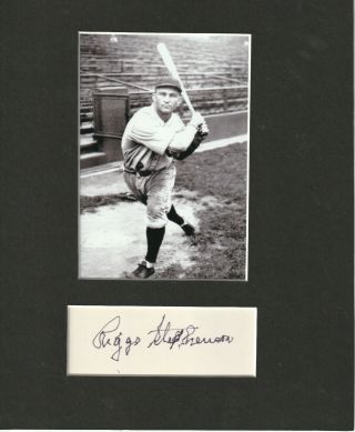 Riggs Stephenson Signed Matted With Photo Frame Size 8x10 7/19