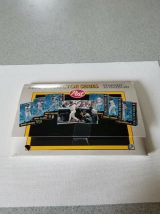 1995 Post Cereal Baseball - - - Complete Set - - - With Folder - - - 16 Unfolded Cards - -