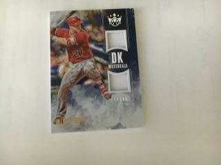2018 Diamond Kings Materials Mike Trout 11/49